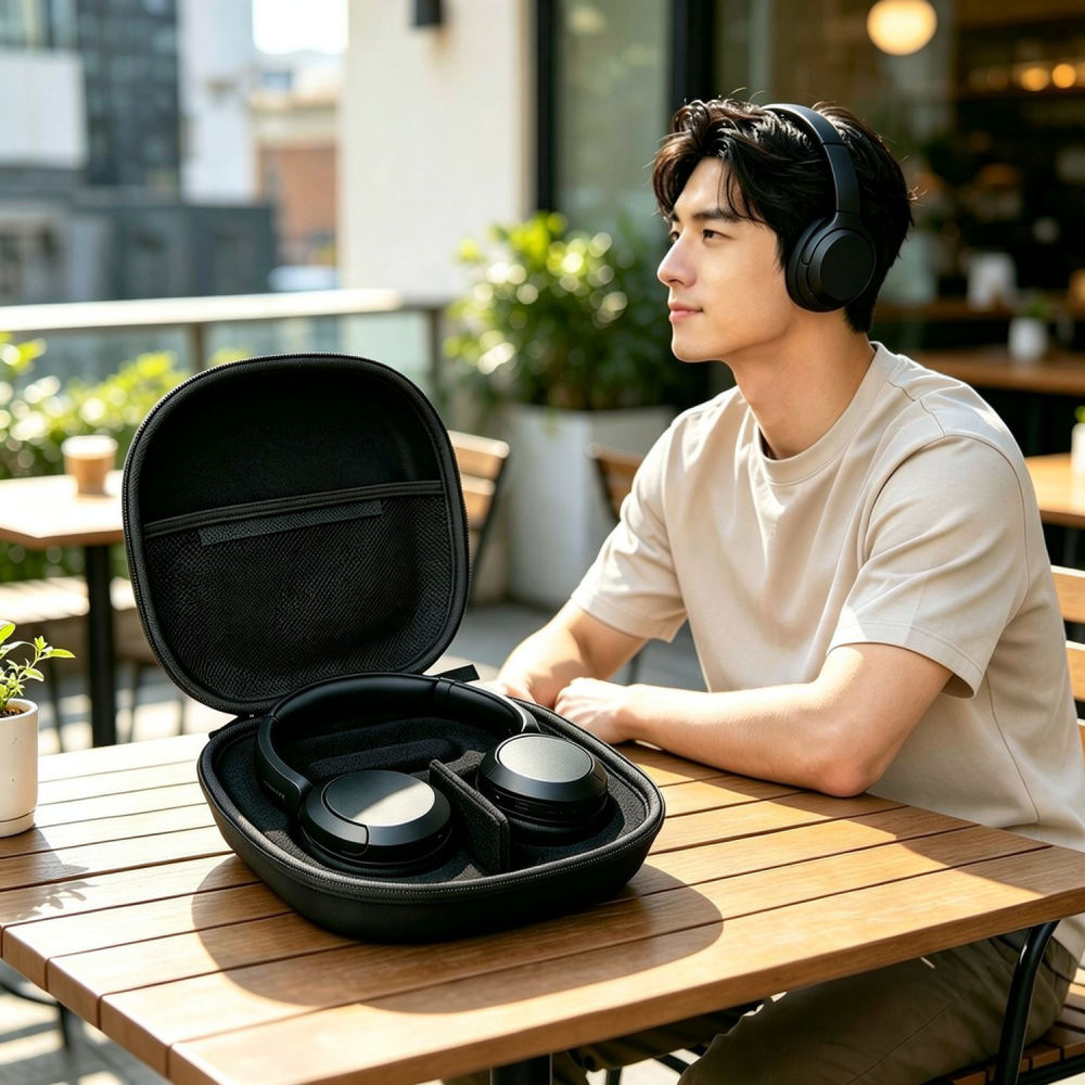 Estojo de proteção resistente  - Sony Headphone Wh-1000Xm5 avaliação e preço